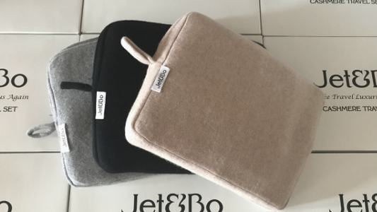 Introducing the New Colors in the Jet&Bo 'Make Travel Luxurious Again' Cashmere Travel Set Range-Jet&Bo