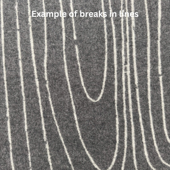 100% Cashmere Woodgrain Pattern Gray Throw Blanket // sample // second-Jet&Bo