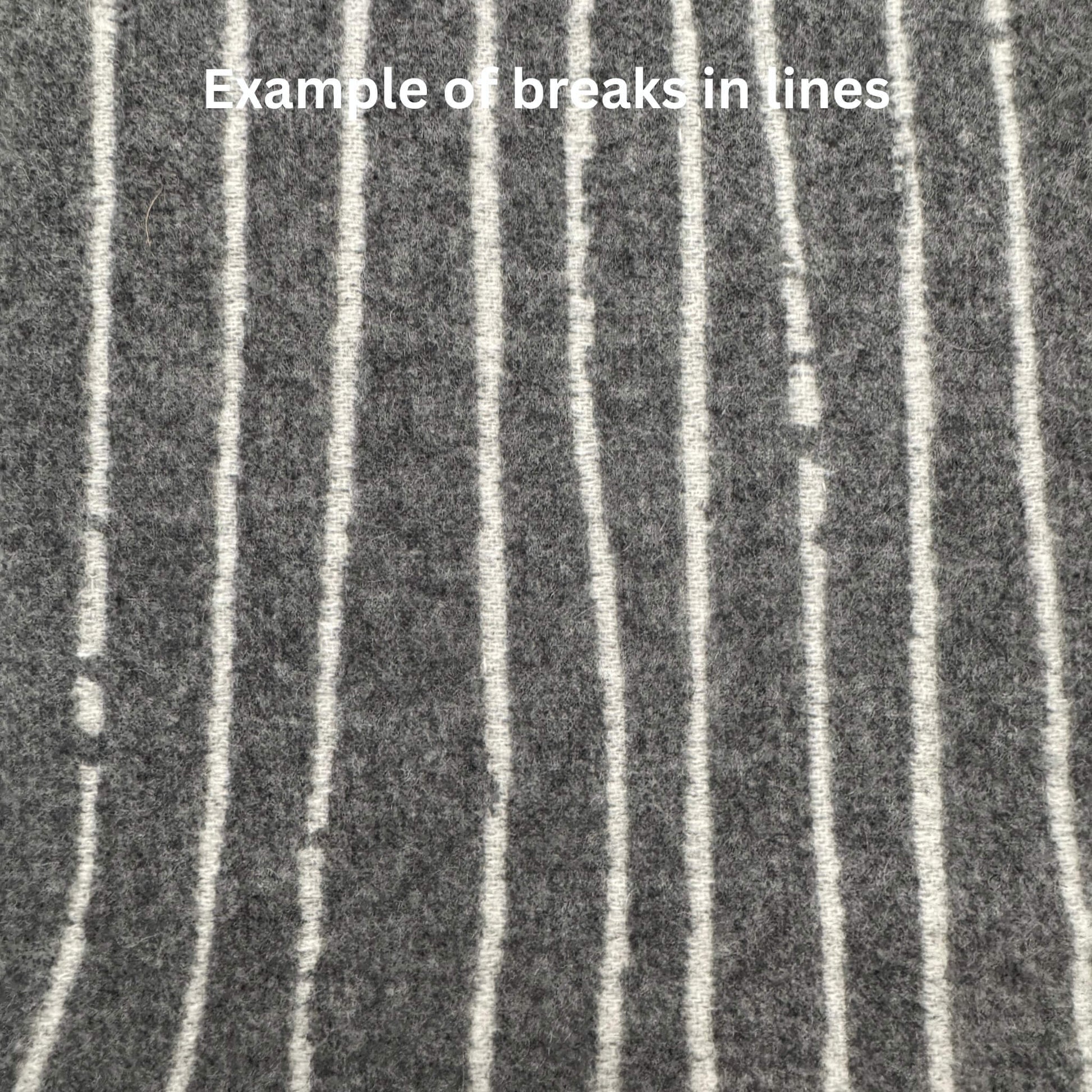 100% Cashmere Woodgrain Pattern Gray Throw Blanket // sample // second-Jet&Bo