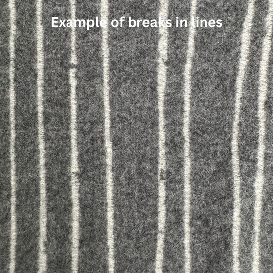 100% Cashmere Woodgrain Pattern Gray Throw Blanket // sample // second-Jet&Bo