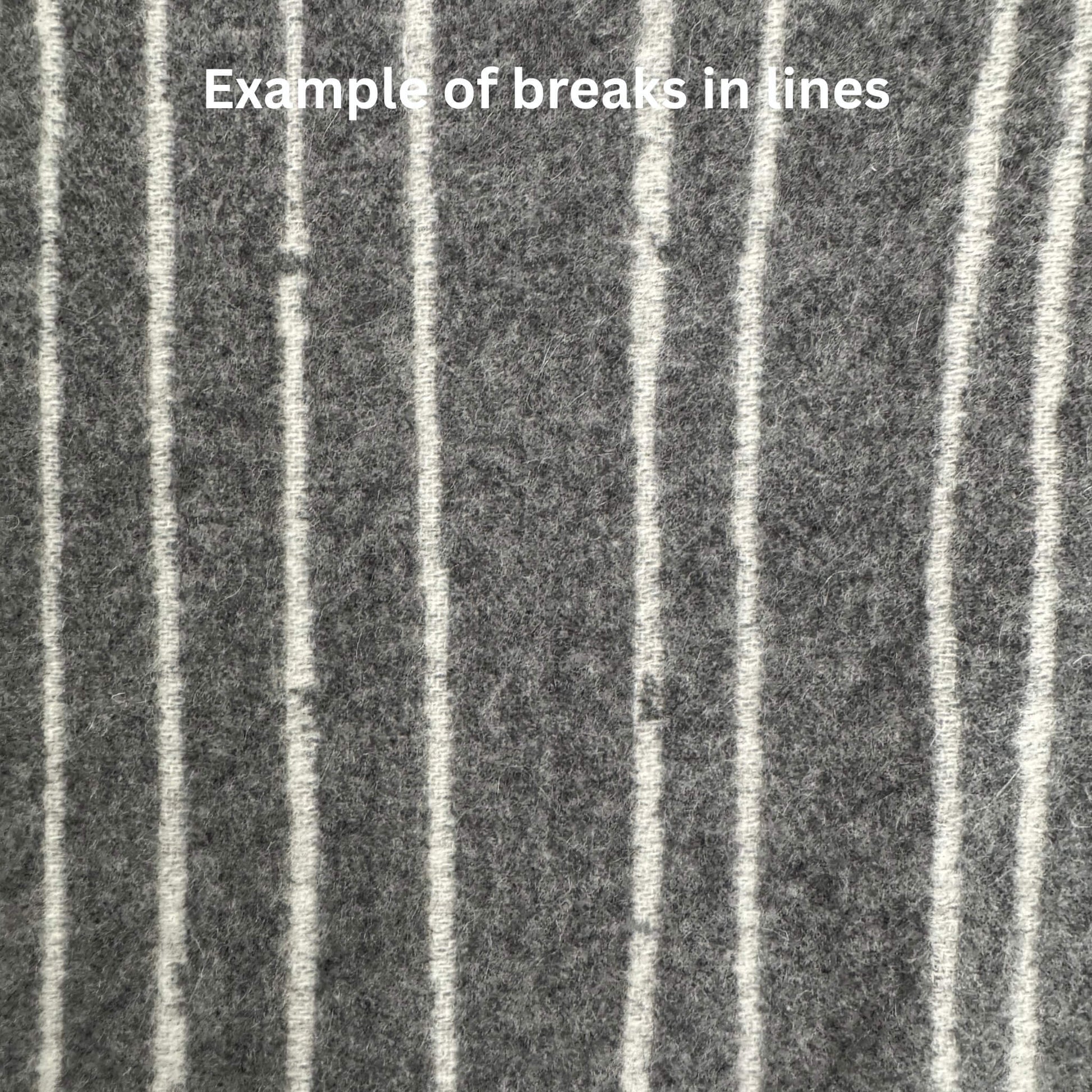 100% Cashmere Woodgrain Pattern Gray Throw Blanket // sample // second-Jet&Bo