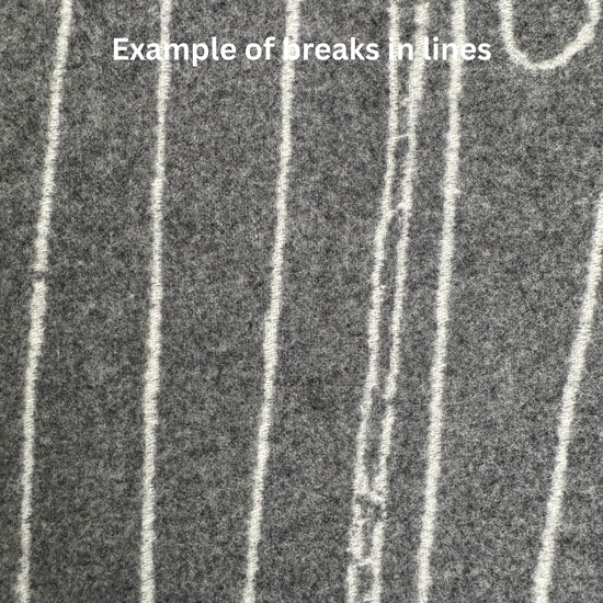 100% Cashmere Woodgrain Pattern Gray Throw Blanket // sample // second-Jet&Bo