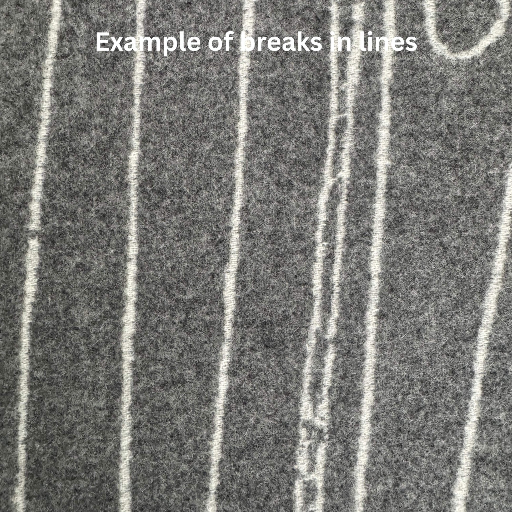 100% Cashmere Woodgrain Pattern Gray Throw Blanket // sample // second-Jet&Bo