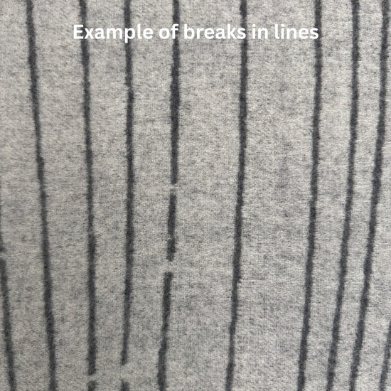 100% Cashmere Woodgrain Pattern Gray Throw Blanket // sample // second-Jet&Bo