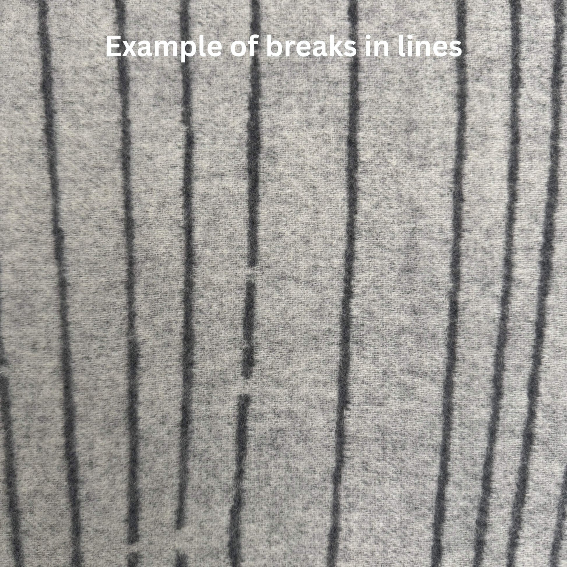 100% Cashmere Woodgrain Pattern Gray Throw Blanket // sample // second-Jet&Bo