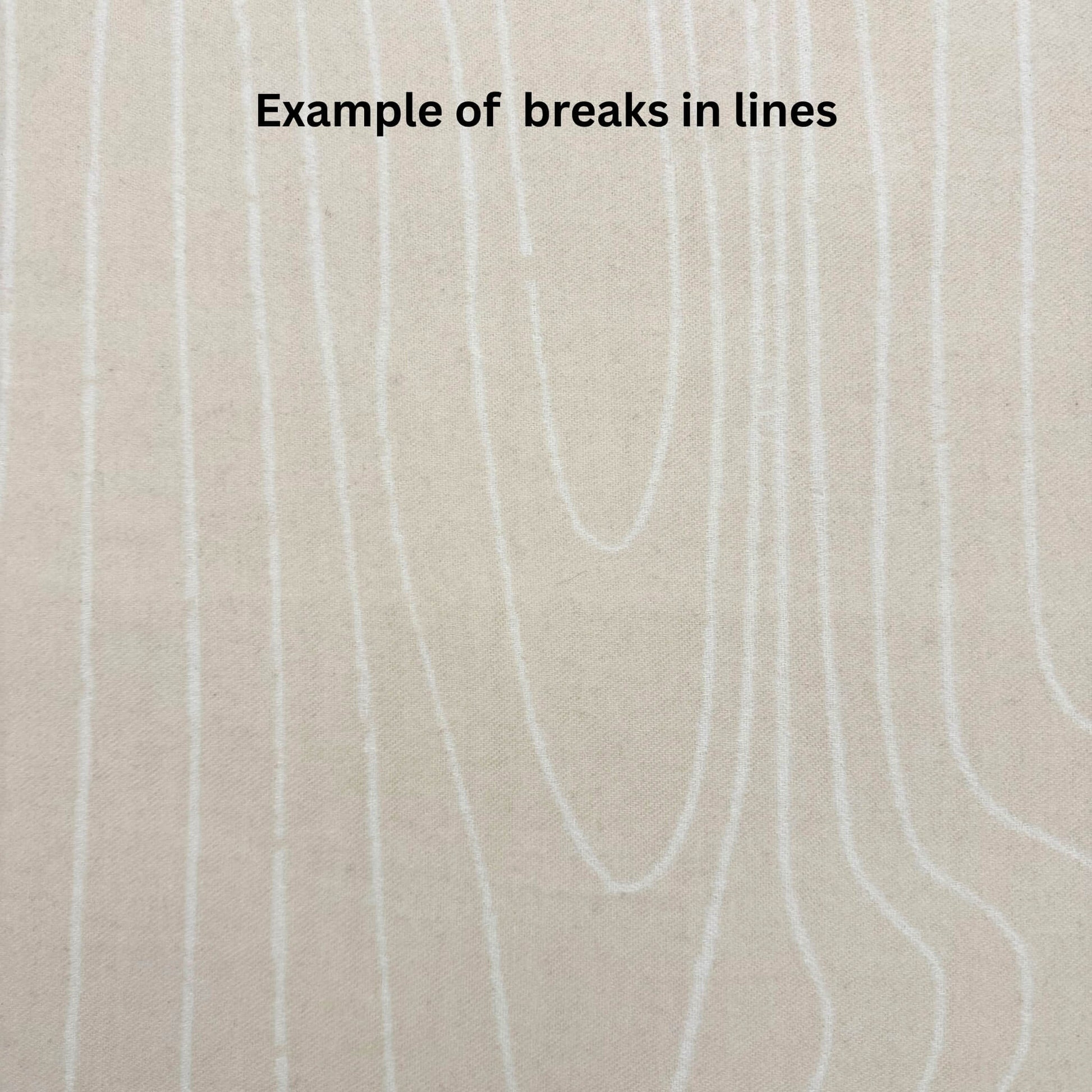 100% Cashmere Woodgrain Pattern Beige Throw Blanket // sample // second-Jet&Bo