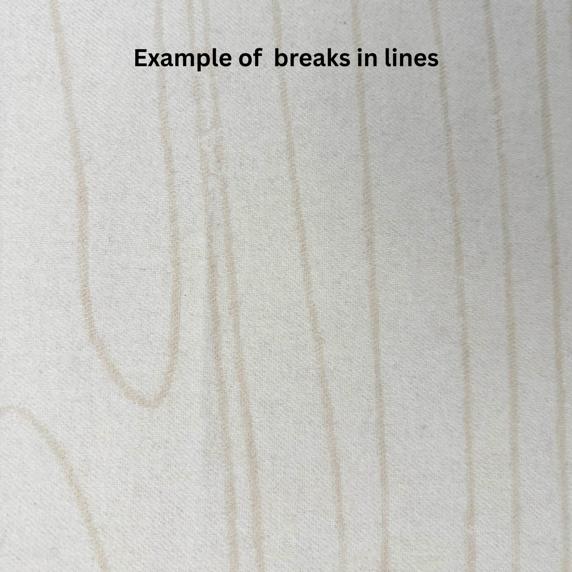 100% Cashmere Woodgrain Pattern Beige Throw Blanket // sample // second-Jet&Bo