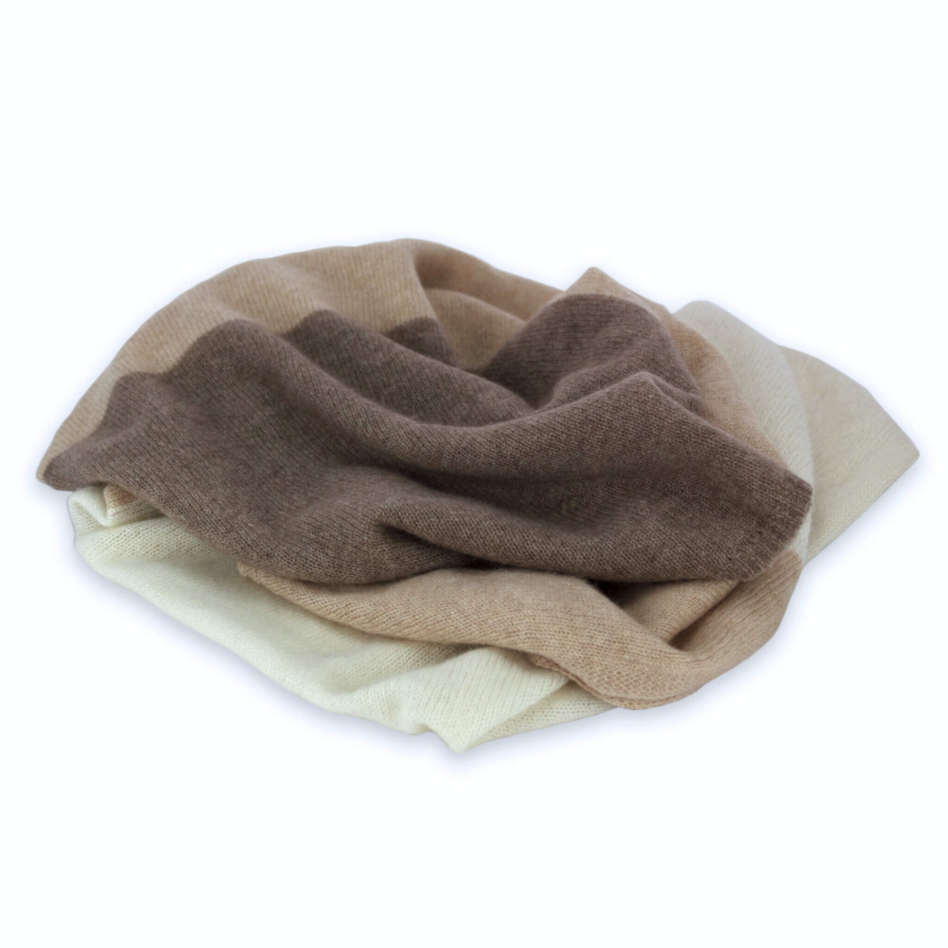 'So Soft, So Smart' Lightweight Colorblock Cashmere Travel Wrap (Beige)-Jet&Bo