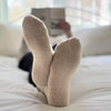'Hygge' Cashmere Bed Socks (Women's)-Jet&Bo