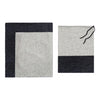 'Throw to Go' Cashmere Merino Travel Blanket (Gray & Charcoal)-Jet&Bo