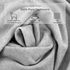'So Soft, So Smart' Lightweight Cashmere Travel Wrap (Gray)-Jet&Bo-Jet&Bo