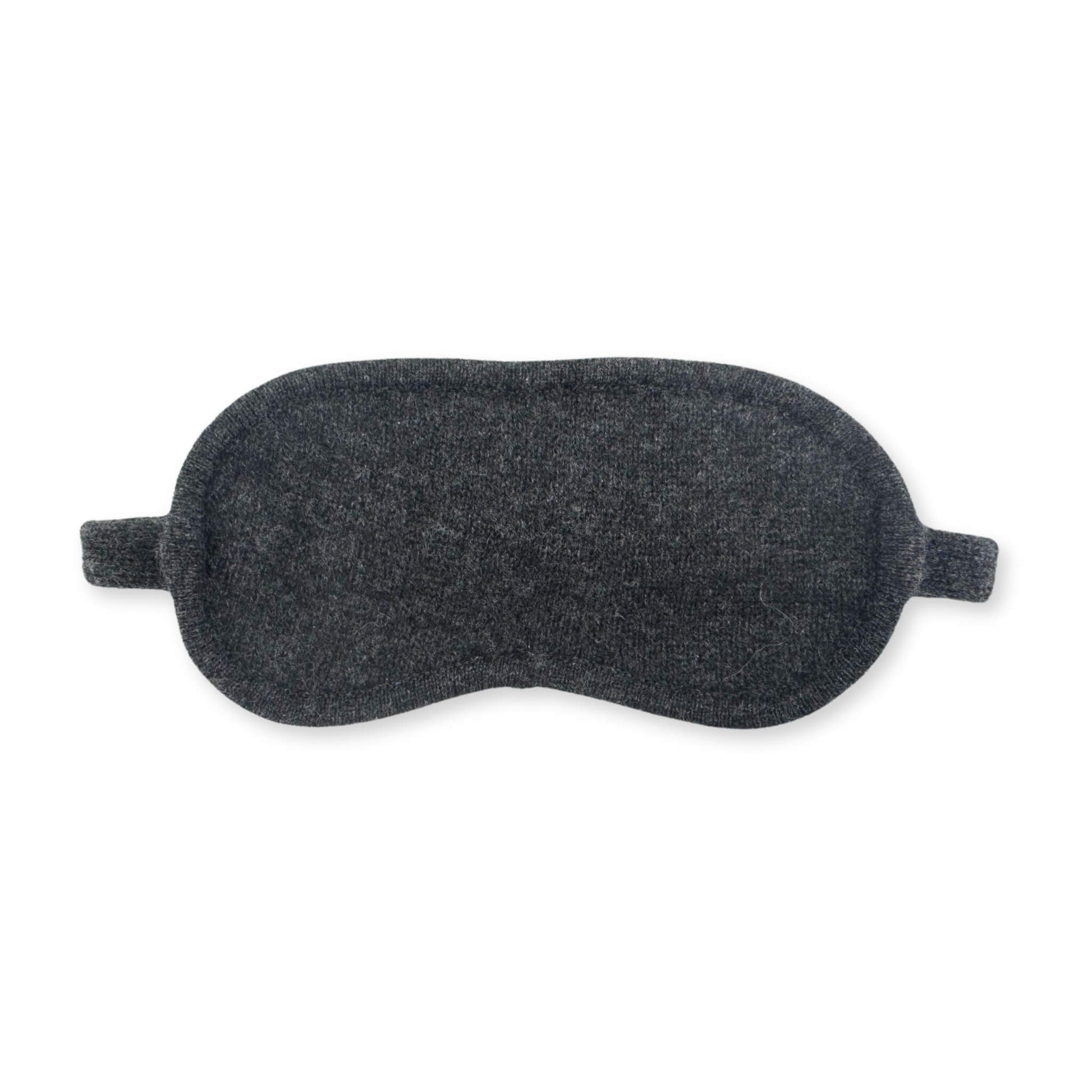100% Cashmere Eye Mask with Silk Lining Charcoal // sample-Jet&Bo