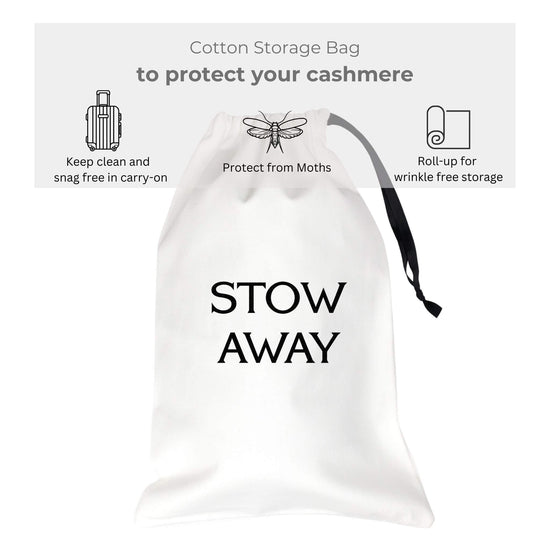 'So Soft, So Smart' Cashmere Travel Wrap & Blanket (Ivory)-Jet&Bo