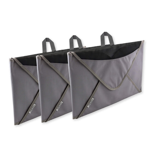 'Better Dressed Than The Rest' Travel Garment Folder Gray Bundle of 3 // second-Jet&Bo