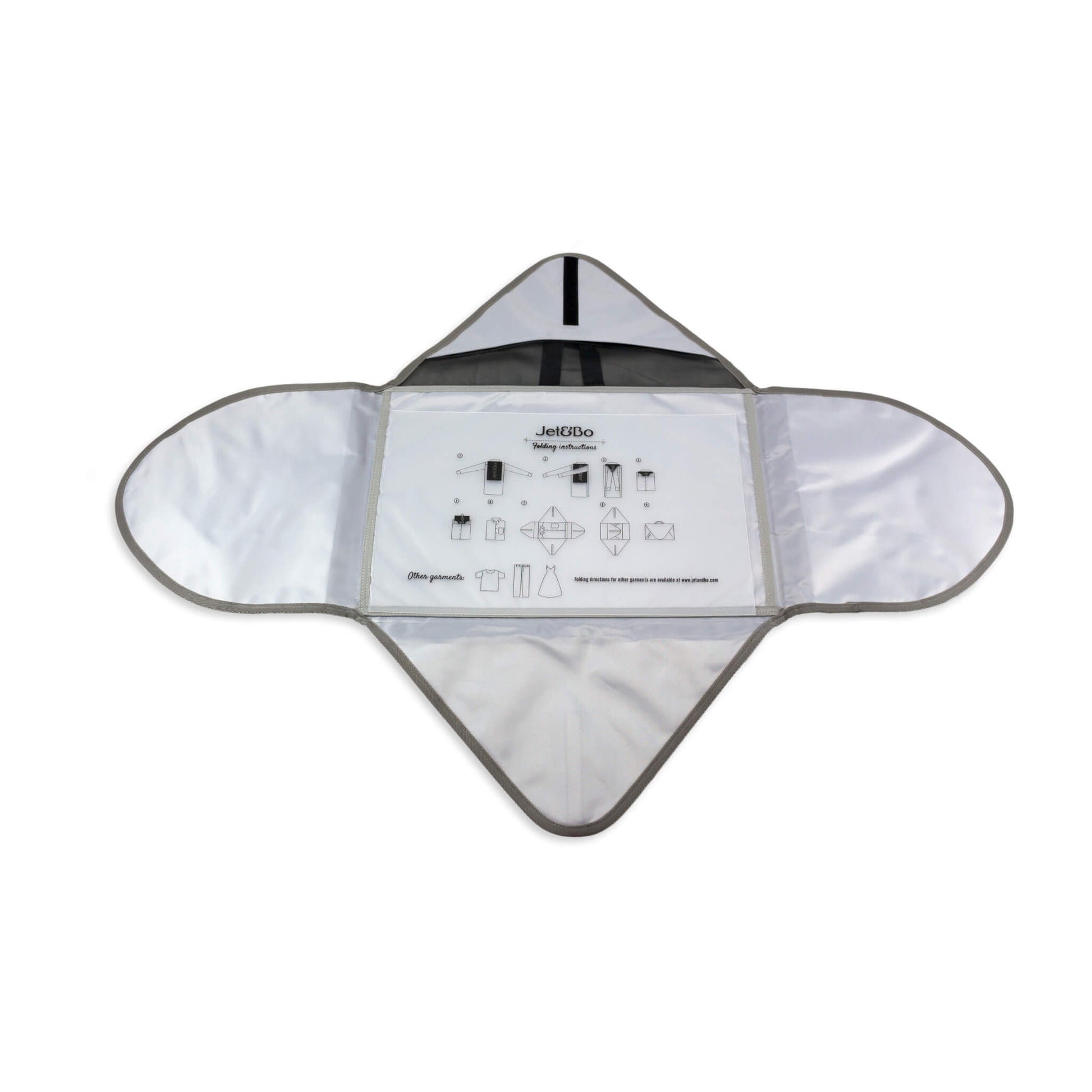 'Better Dressed Than The Rest' Travel Garment Folder Gray Bundle of 3 // second-Jet&Bo