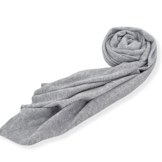 'So Soft, So Smart' Lightweight Cashmere Travel Wrap (Gray)-Jet&Bo