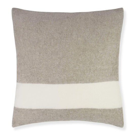 'Home and Away' Cashmere Throw Pillow (Beige)