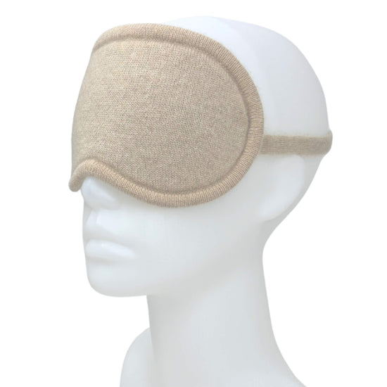 'Dream Envy' Cashmere Eye Mask (Natural)-Jet&Bo