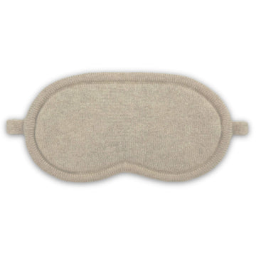 'Dream Envy' Cashmere Eye Mask (Natural)-Jet&Bo
