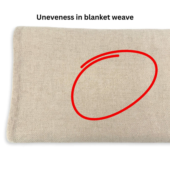 'Your New Best Friend' Cashmere Travel Blanket Sand // second-Jet&Bo