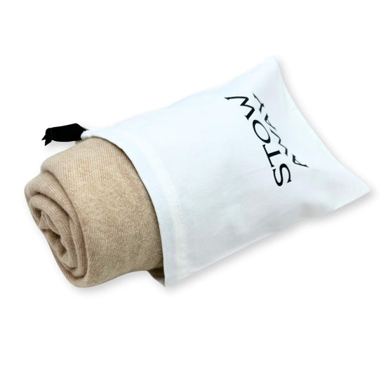 'Stow Away' Protective Cotton Storage Bag for Cashmere-Jet&Bo
