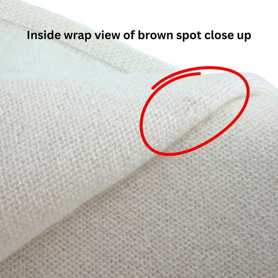 'So Soft, So Smart' Cashmere Travel Wrap & Blanket Ivory // second-Jet&Bo