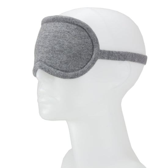 'Dream Envy' Cashmere Eye Mask (Gray)-Jet&Bo