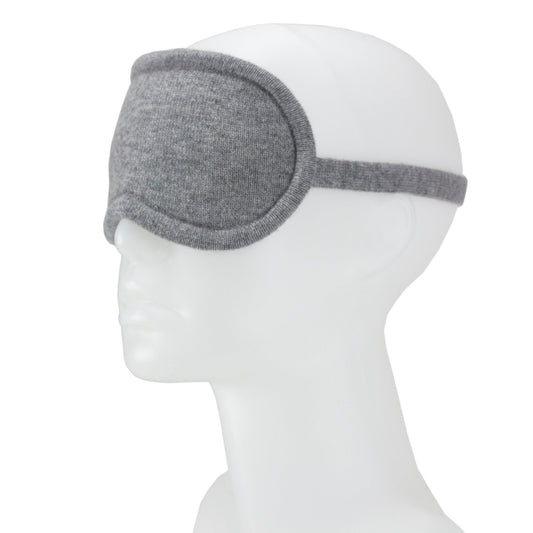 'Dream Envy' Cashmere Eye Mask (Gray)-Jet&Bo