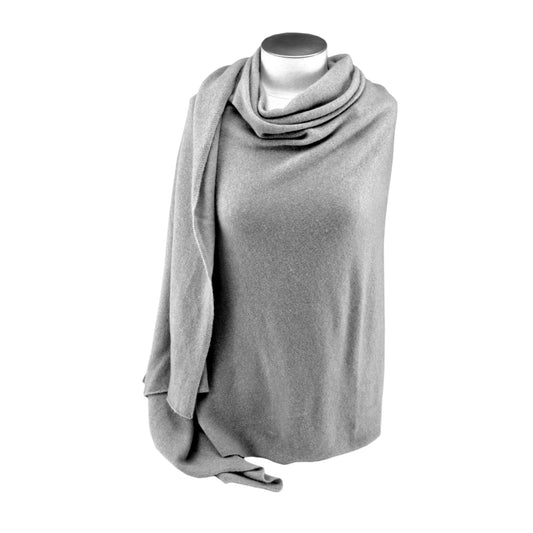 'So Soft, So Smart' Cashmere Travel Wrap & Blanket (Gray)-Jet&Bo