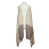 'So Soft, So Smart' Lightweight Colorblock Cashmere Travel Wrap (Beige)-Jet&Bo