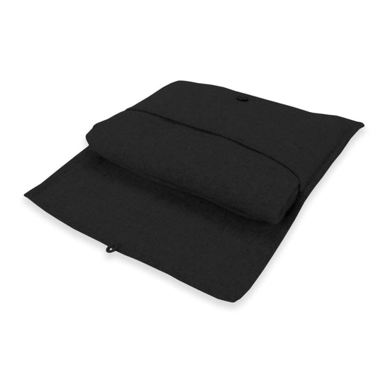 'Your New Best Friend' Cashmere Travel Blanket (Black)-Jet&Bo