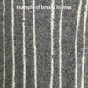 100% Cashmere Woodgrain Pattern Gray Throw Blanket // sample // second