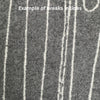 100% Cashmere Woodgrain Pattern Gray Throw Blanket // sample // second