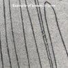 100% Cashmere Woodgrain Pattern Gray Throw Blanket // sample // second