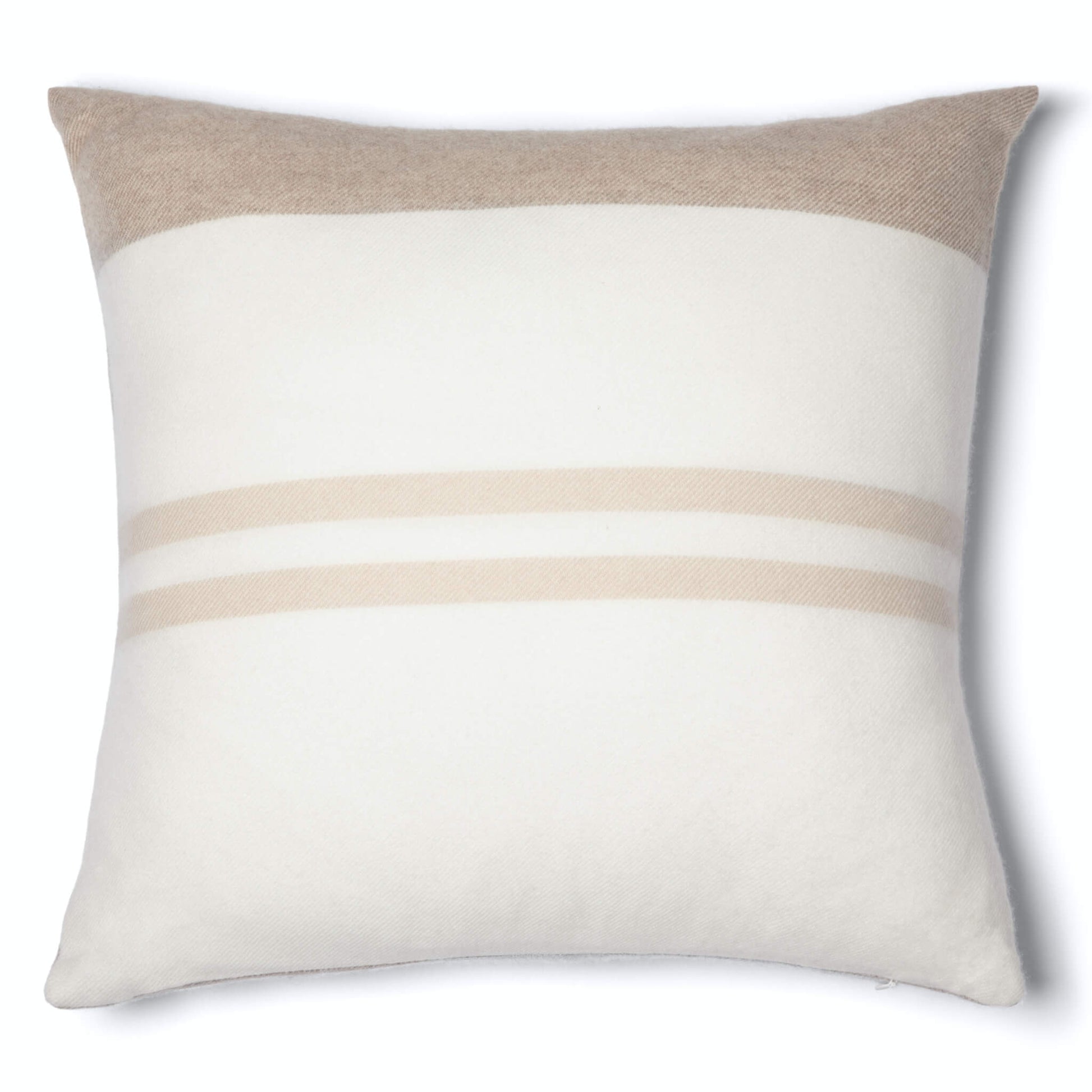 'Home and Away' Cashmere Throw Pillow (Beige)