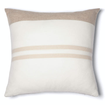 'Home and Away' Cashmere Throw Pillow (Beige)