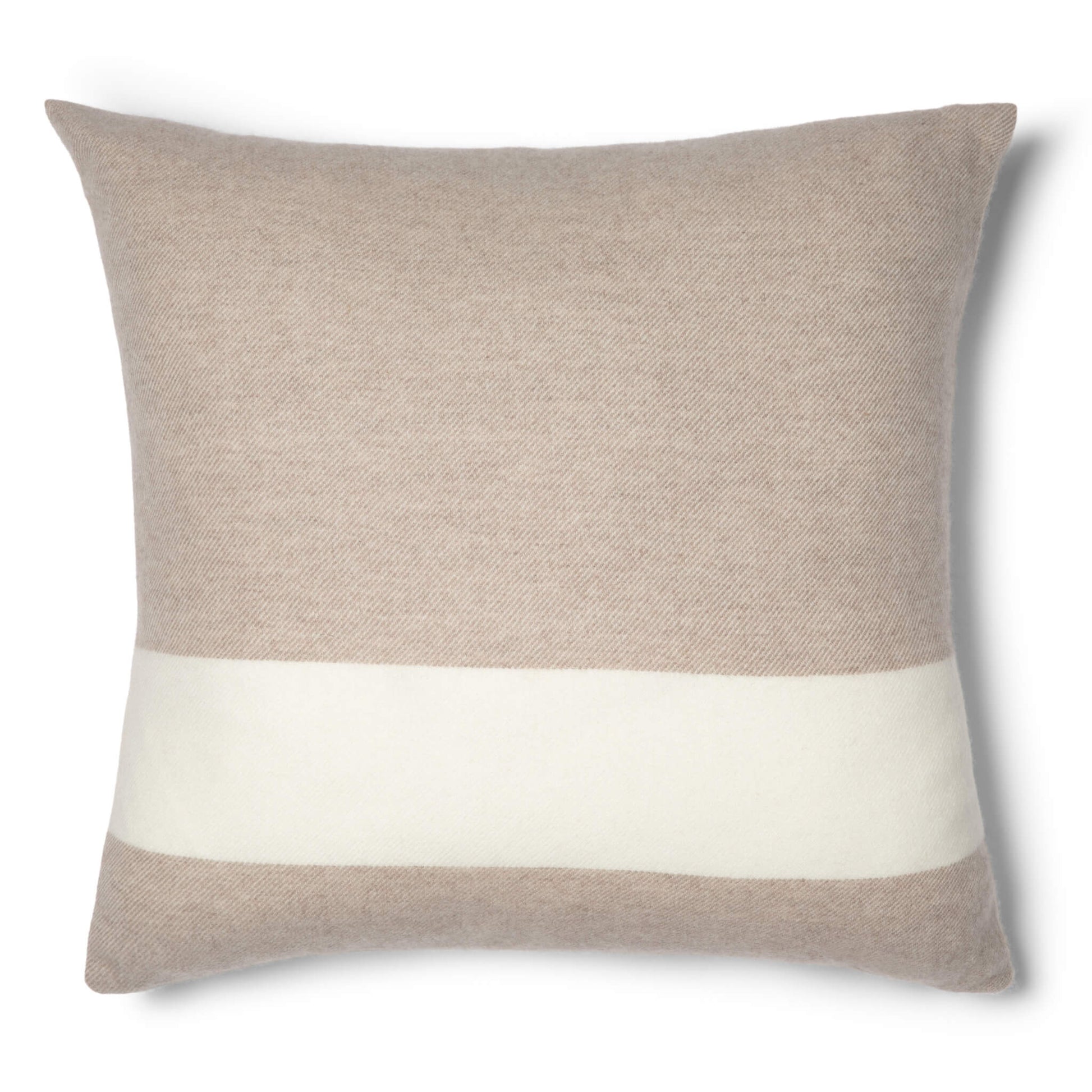 'Home and Away' Cashmere Throw Pillow (Beige)