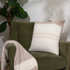 'Home and Away' Cashmere Throw Pillow (Beige)