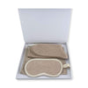 100% Cashmere Travel Eye Mask, Socks & Pouch Set Beige // sample