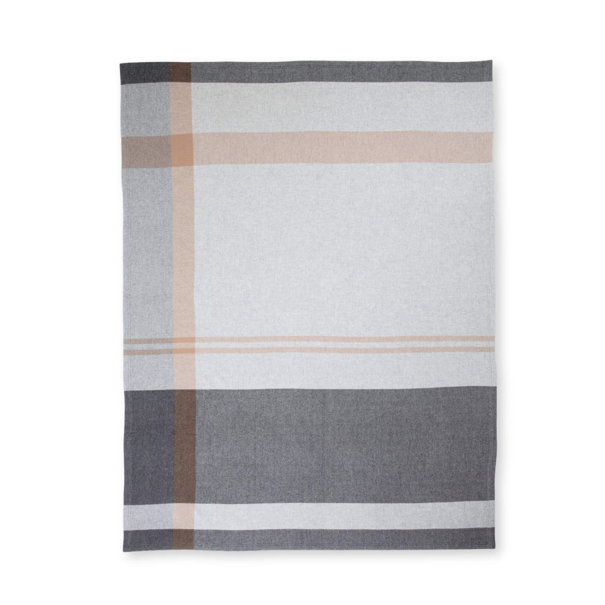 'Home and Away' Cashmere Blanket (Gray)-Jet&amp;Bo