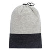 'Throw to Go' Cashmere Merino Travel Blanket (Gray & Charcoal)