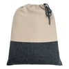 'Throw to Go' Cashmere Merino Travel Blanket (Pink & Gray)