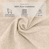 'Your New Best Friend' Cashmere Travel Blanket (Sand)-Jet&Bo-Jet&amp;Bo