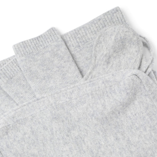 'Make Travel Luxurious Again' Cashmere Travel Set (Gray)-Jet&amp;Bo