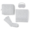 'Make Travel Luxurious Again' Cashmere Travel Set (Gray)-Jet&amp;Bo
