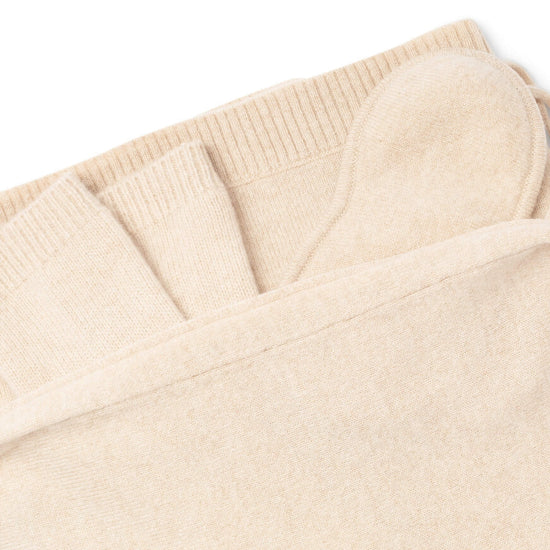 'Make Travel Luxurious Again' Cashmere Travel Set (Natural)-Jet&amp;Bo