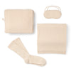 'Make Travel Luxurious Again' Cashmere Travel Set (Natural)-Jet&amp;Bo