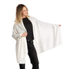 'So Soft, So Smart' Cashmere Travel Wrap & Blanket (Ivory)
