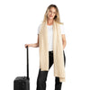 'So Soft, So Smart' Lightweight Cashmere Travel Wrap (Beige)-Jet&amp;Bo