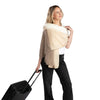 'So Soft, So Smart' Lightweight Colorblock Cashmere Travel Wrap Beige // second